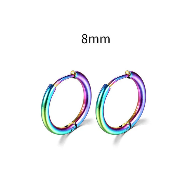 2025 New Simple Stainless Steel Gold Small Earrings Cartilage Ear Piercing Jewelry - Image 14