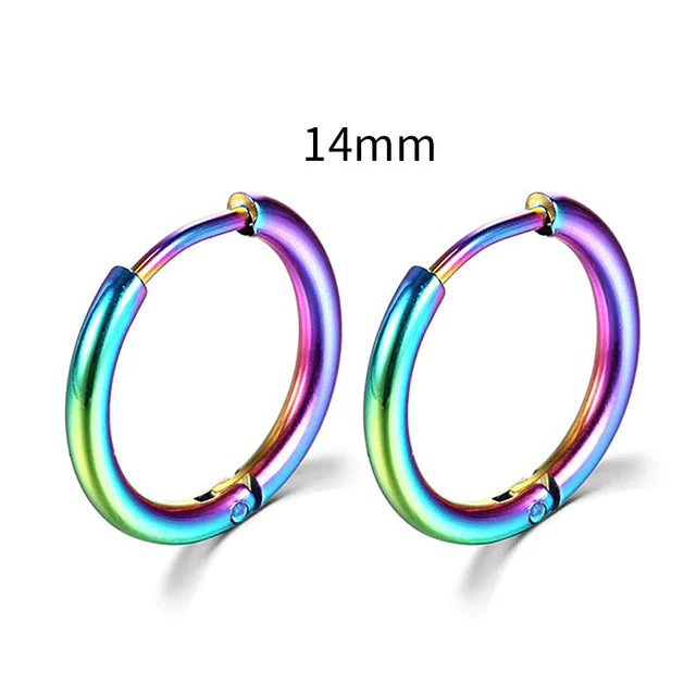 2025 New Simple Stainless Steel Gold Small Earrings Cartilage Ear Piercing Jewelry - Image 15