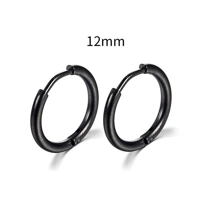 2025 New Simple Stainless Steel Gold Small Earrings Cartilage Ear Piercing Jewelry - Image 3