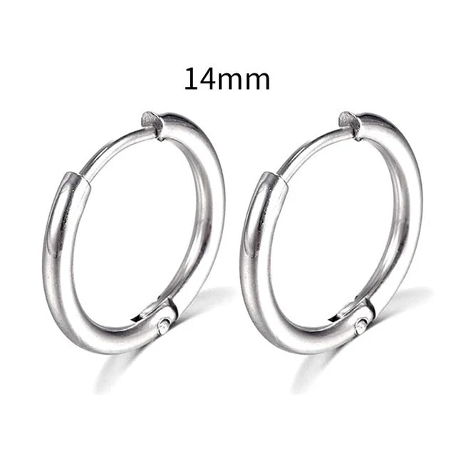2025 New Simple Stainless Steel Gold Small Earrings Cartilage Ear Piercing Jewelry - Image 4