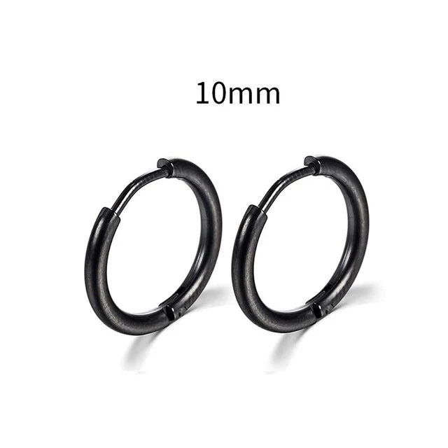 2025 New Simple Stainless Steel Gold Small Earrings Cartilage Ear Piercing Jewelry - Image 8